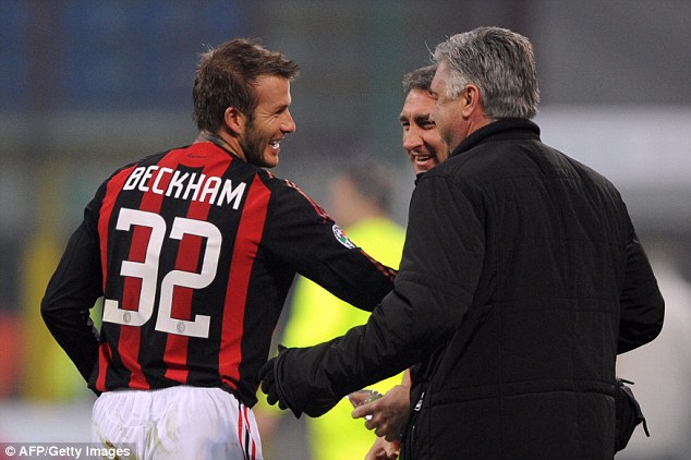 Beckham Sebut Ancelotti yang Terbaik