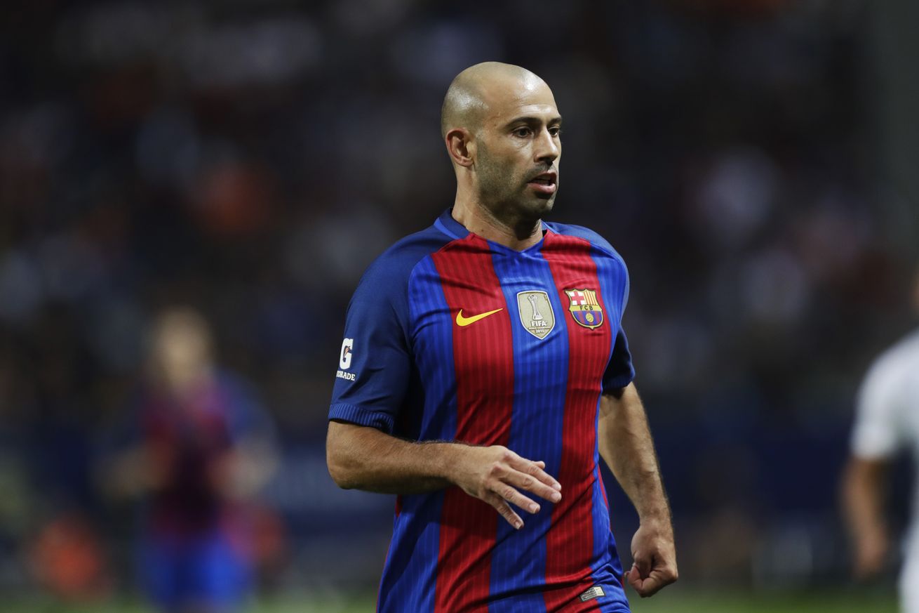 Mascherano Absen di Laga Pembuka La Liga