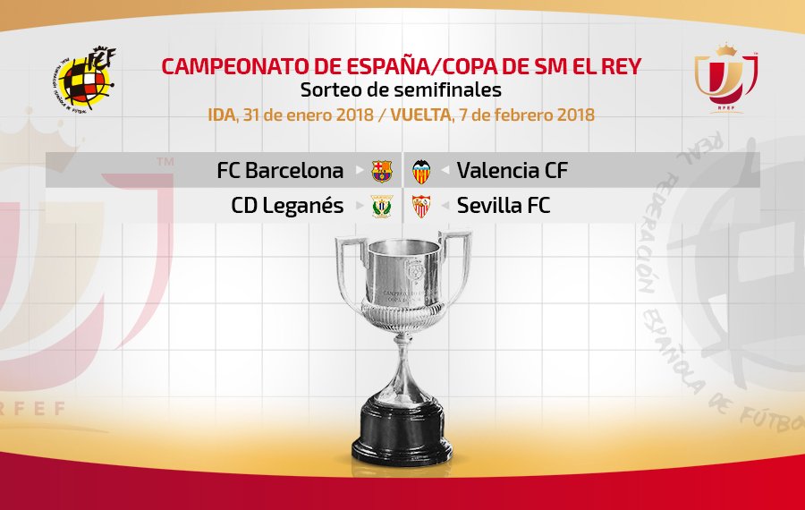 Semifinal Copa del Rey, Barca Bertemu Valencia