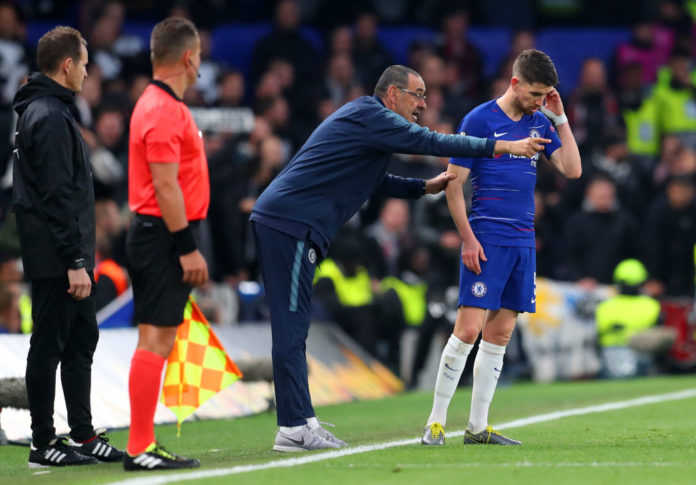 Jorginho Tak Tahu Soal Masa Depan Sarri