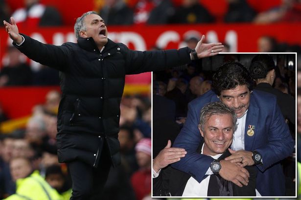 Mourinho Dapat Dukungan Maradona