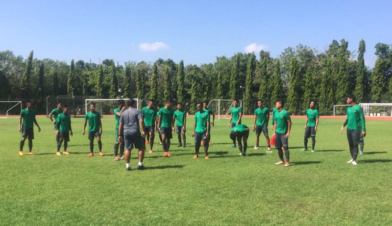 Tiba di Yogyakarta, Timnas U-19 Langsung Berlatih di Lapangan UNY