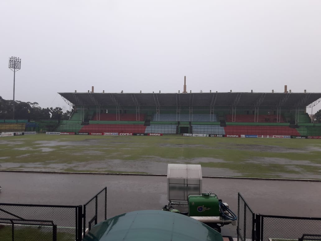 Stadion Teladan Tergenang, Madura United Gagal Uji Coba Lapangan