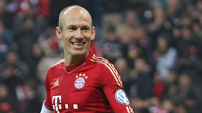 Robben Optimistis Munchen Raih Treble