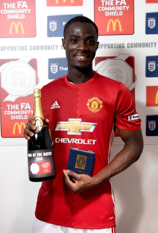 Eric Bailly terpilih sebagai man of the match di Community Shield Agustus lalu.